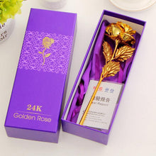 Load image into Gallery viewer, 24k Gold Foil Rose - With Box