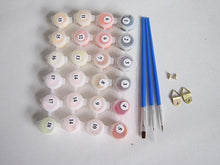 Load image into Gallery viewer, Abstract Owls - Van-Go Paint-By-Number Kit