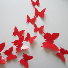 Load image into Gallery viewer, Butterfly 3D Wall Stickers - 12 Pieces