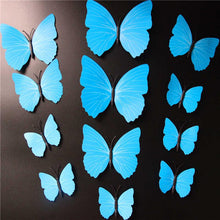 Load image into Gallery viewer, Butterfly 3D Wall Stickers - 12 Pieces