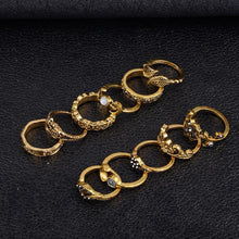 Load image into Gallery viewer, 11 Piece Silver Stack Bohemian Above Knuckle Rings