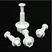 Load image into Gallery viewer, 4 Piece Set - Plum Flower Shape Pastry Decorating Tools
