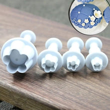 Load image into Gallery viewer, 4 Piece Set - Plum Flower Shape Pastry Decorating Tools