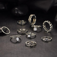 Load image into Gallery viewer, Bohemian Ring Stack - 10 Ring Set