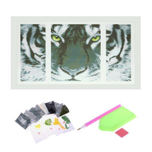 Load image into Gallery viewer, Black and White Tiger - GemPaint™ Kit