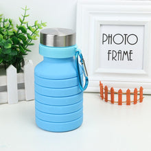 Load image into Gallery viewer, Aqua - Collapsible Silicone Water Bottle
