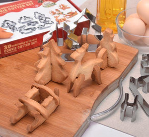 3D Christmas Gingerbread & Cookie Cutters