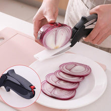 Load image into Gallery viewer, 2 in 1 Kitchen Scissors &amp; Board
