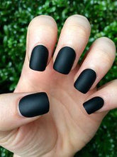 Load image into Gallery viewer, BK Matte Black Nail Polish
