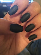 Load image into Gallery viewer, BK Matte Black Nail Polish
