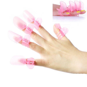 10 Nail Protect Fresh Polish Armor Clips