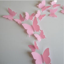 Load image into Gallery viewer, Butterfly 3D Wall Stickers - 12 Pieces

