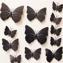 Load image into Gallery viewer, Butterfly 3D Wall Stickers - 12 Pieces

