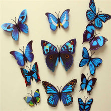 Load image into Gallery viewer, Butterfly 3D Wall Stickers - 12 Pieces
