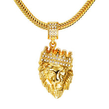 Load image into Gallery viewer, Alpha Lion - 18k Gold Plated Necklace
