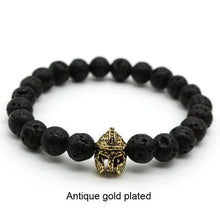 Load image into Gallery viewer, Antique Gold-Plated Gladiator Bracelet
