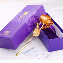 Load image into Gallery viewer, 24k Gold Foil Rose - With Box
