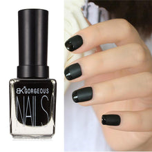 Load image into Gallery viewer, BK Matte Black Nail Polish
