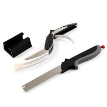 Load image into Gallery viewer, 2 in 1 Kitchen Scissors &amp; Board
