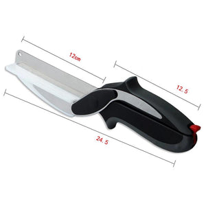 2 in 1 Kitchen Scissors & Board