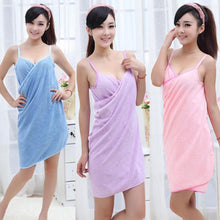 Load image into Gallery viewer, Alba - After Shower Wrap Towel Dress

