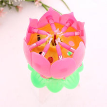 Load image into Gallery viewer, Birthday Lotus Flower Candle
