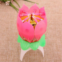 Load image into Gallery viewer, Birthday Lotus Flower Candle

