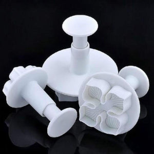 3 Piece Set - Flower Shape Pastry Decorating Tools