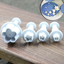 Load image into Gallery viewer, 4 Piece Set - Plum Flower Shape Pastry Decorating Tools
