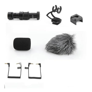 2 in 1 Directional Condenser Video Microphone Mount for Mobile Phone