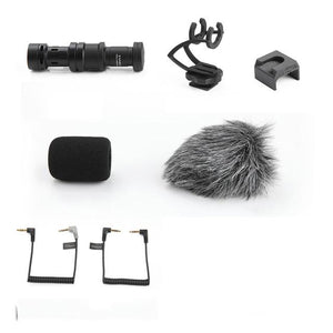 2 in 1 Directional Condenser Video Microphone Mount for Mobile Phone