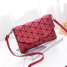 Load image into Gallery viewer, Abstract Geometric Matte Shoulder Bag
