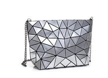 Load image into Gallery viewer, Abstract Geometric Matte Shoulder Bag
