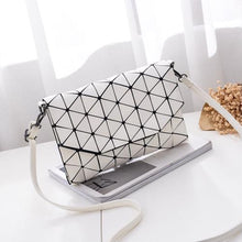 Load image into Gallery viewer, Abstract Geometric Matte Shoulder Bag
